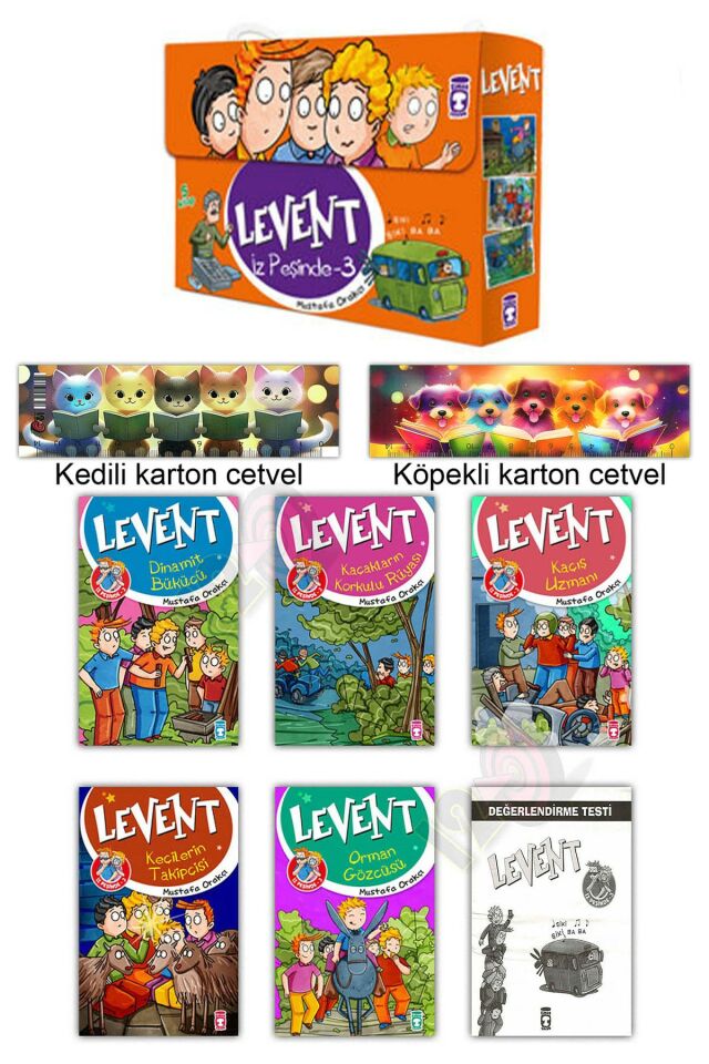 Levent İz Peşinde Hikaye Seti 3 (8 yaş ve üzeri)