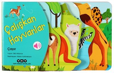 Çalışkan Hayvanlar – Çayır (Ses Çıkaran Kitap) (0-3 Yaş)