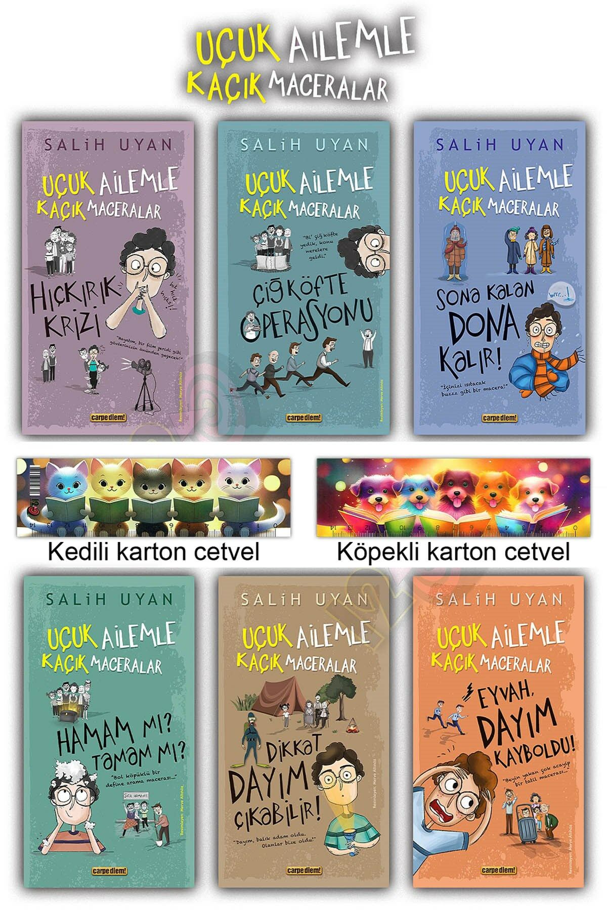Uçuk Ailemle Kaçık Maceralar 6 Kitap Set (Hıçkırık Eyvah Dayım Hamam Mı? Sona Kalan Çiğ Köfte)