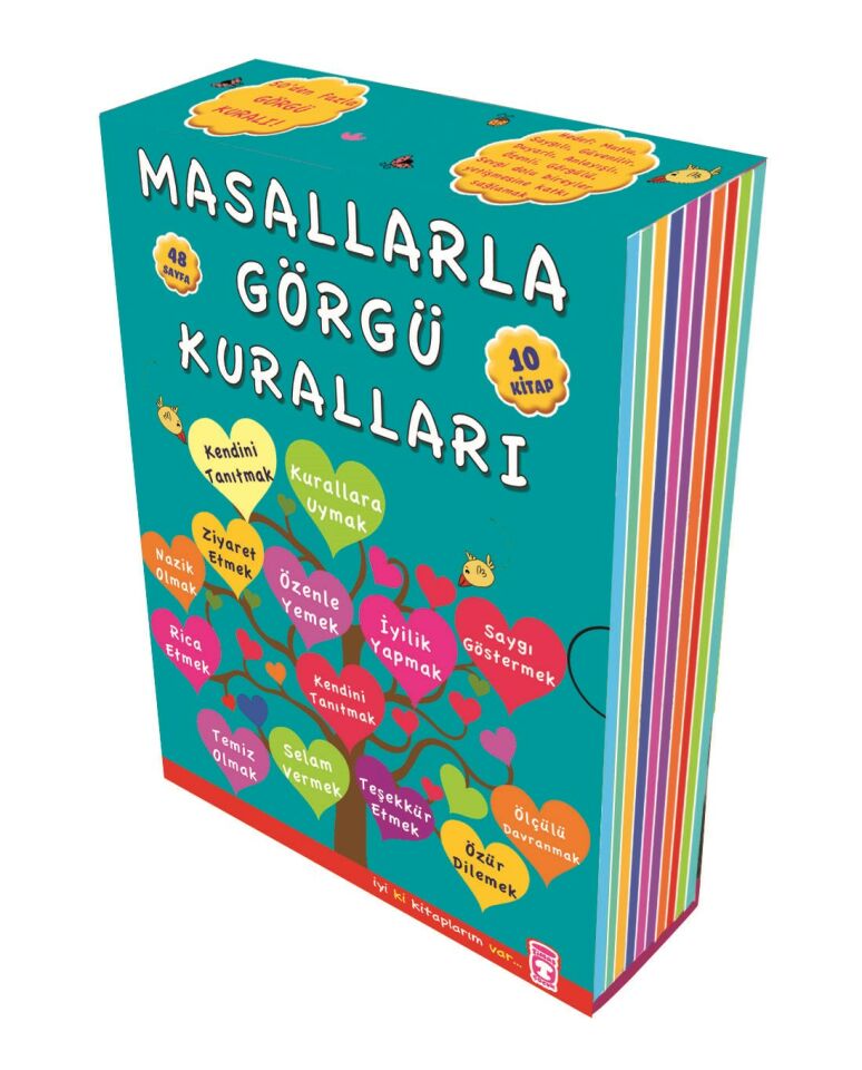 Masallarla Görgü Kuralları Set - (10 Kitap)
