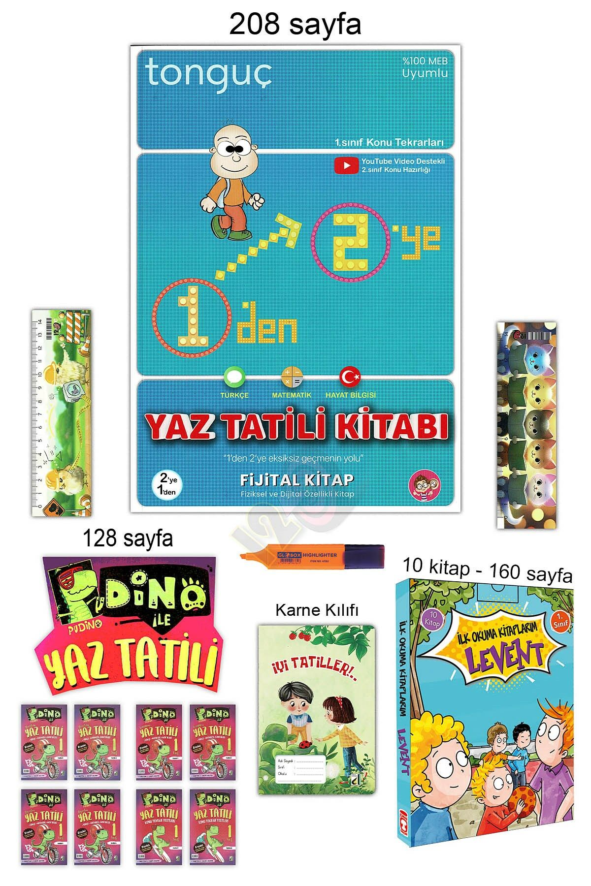 1'den 2'ye Tüm Dersler Hazırlık 1. Sınıf Yaz Tatili Seti Levent İlk Okuma Kitaplarım