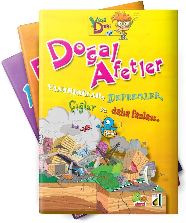Yeşil Dahi Serisi (6 Kitap) - Geri Dönüşüm Doğal Afet Mikroplar Ekosistem Yenilebilir Enerji