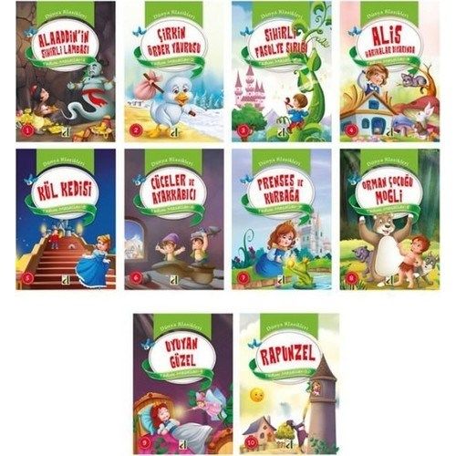 Tadım Masallar (1. Sınıf) (10 Kitap Kuşe Kağıt)