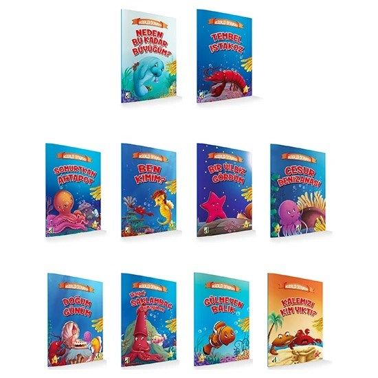 Değerler Okyanusu (10 Kitap Kuşe Kağıt)