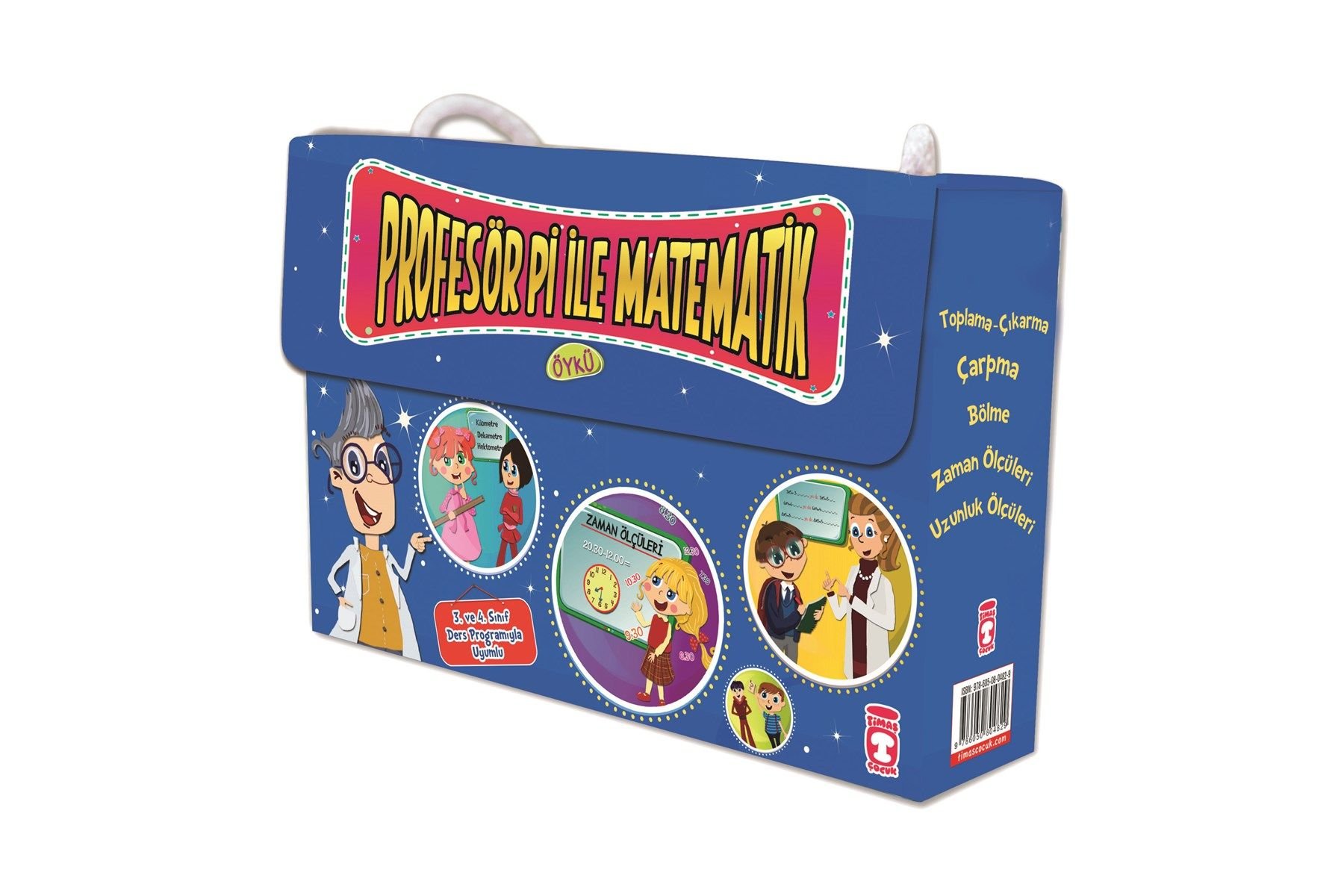 Profesör Pi İle Matematik 1 Set - (5 Kitap)
