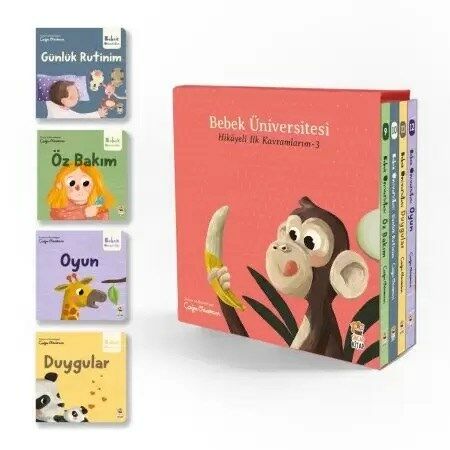 Bebek Üniversitesi - Hikayeli İlk Kavramlarım 1-2-3-4 (0-1 Yaş)
