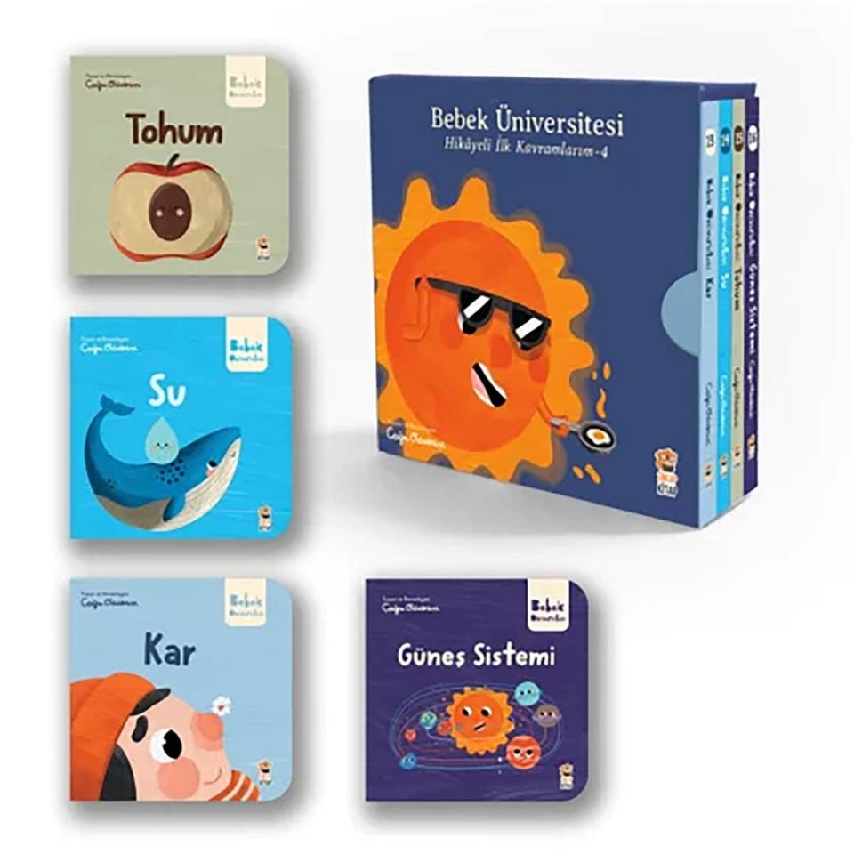 Bebek Üniversitesi - Hikayeli İlk Kavramlarım 1-2-3-4 (0-1 Yaş)