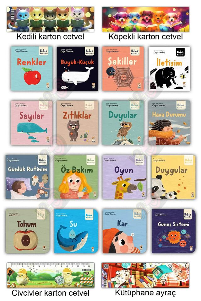 Bebek Üniversitesi - Hikayeli İlk Kavramlarım 1-2-3-4 (0-1 Yaş)