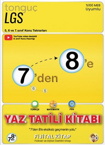 7'den 8'e Hazırlık Yaz Tatili Kitabı