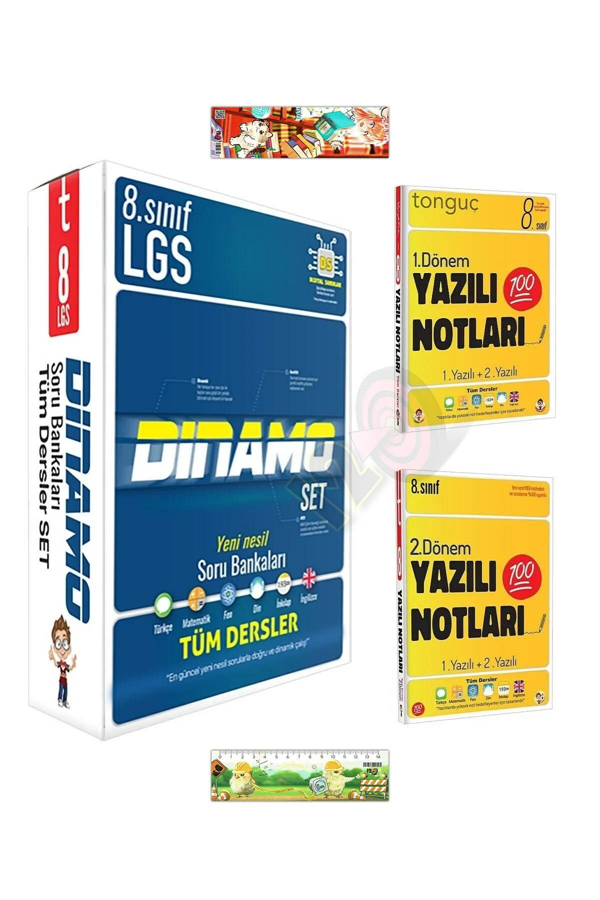 8. Sınıf 1. ve 2. Dönem LGS Dinamo Tüm Dersler Soru Bankası Seti Yazılı Notları