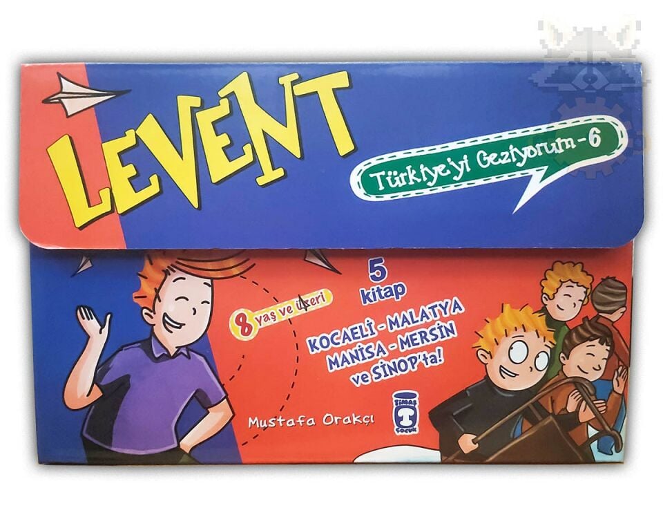 Levent Türkiyeyi Geziyorum 6 Seti (5 Kitap) (Kocaeli Malatya Manisa Mersin Sinop)