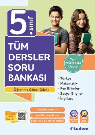 5. Sınıf Tüm Dersler Soru Bankası 2025 Yeni Müfredat