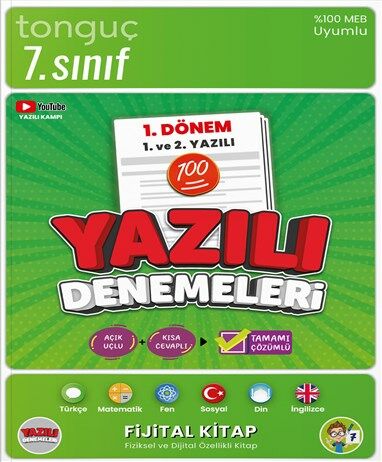 7. Sınıf Yazılı Denemeleri 1. Dönem 1 ve 2. Yazılı