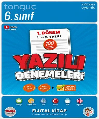 6. Sınıf Yazılı Denemeleri 1. Dönem 1 ve 2. Yazılı