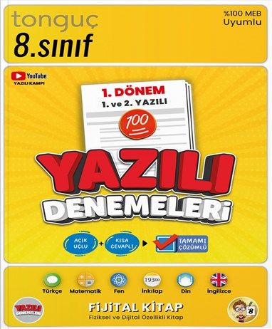 8. Sınıf Yazılı Denemeleri 1. Dönem 1 ve 2. Yazılı