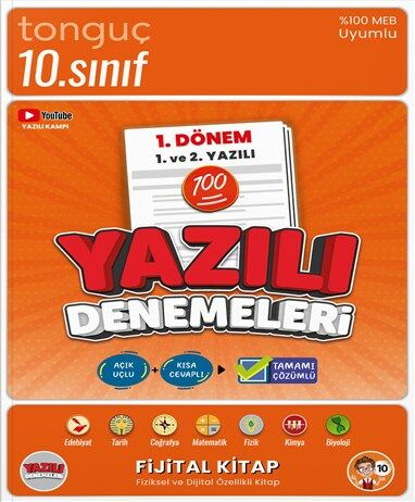 10. Sınıf Yazılı Denemeleri 1. Dönem 1 ve 2. Yazılı