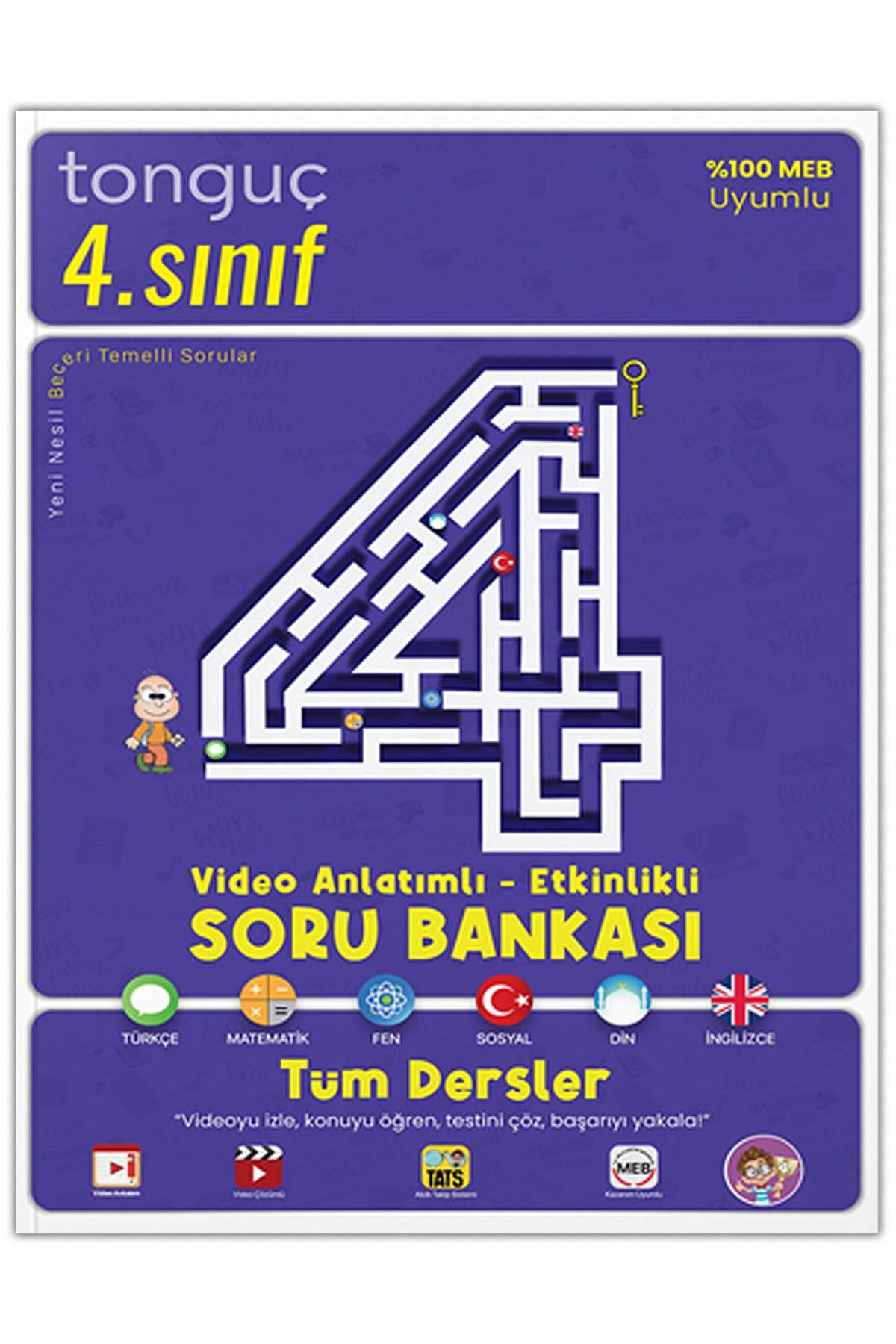 4. Sınıf Tüm Dersler Video Anlatımlı - Etkinlikli Soru Bankası