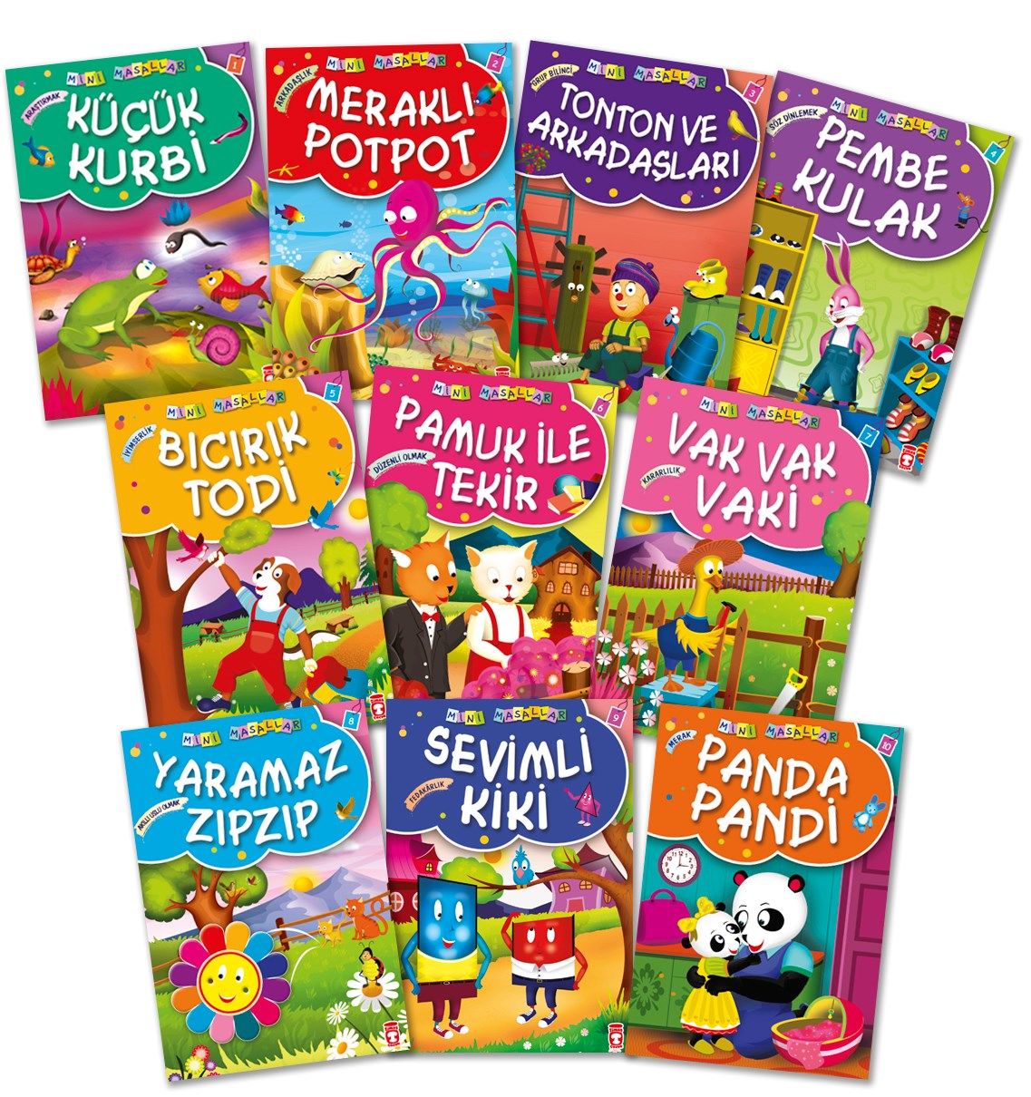 Mini Masallar 1 Set - (10 Kitap)