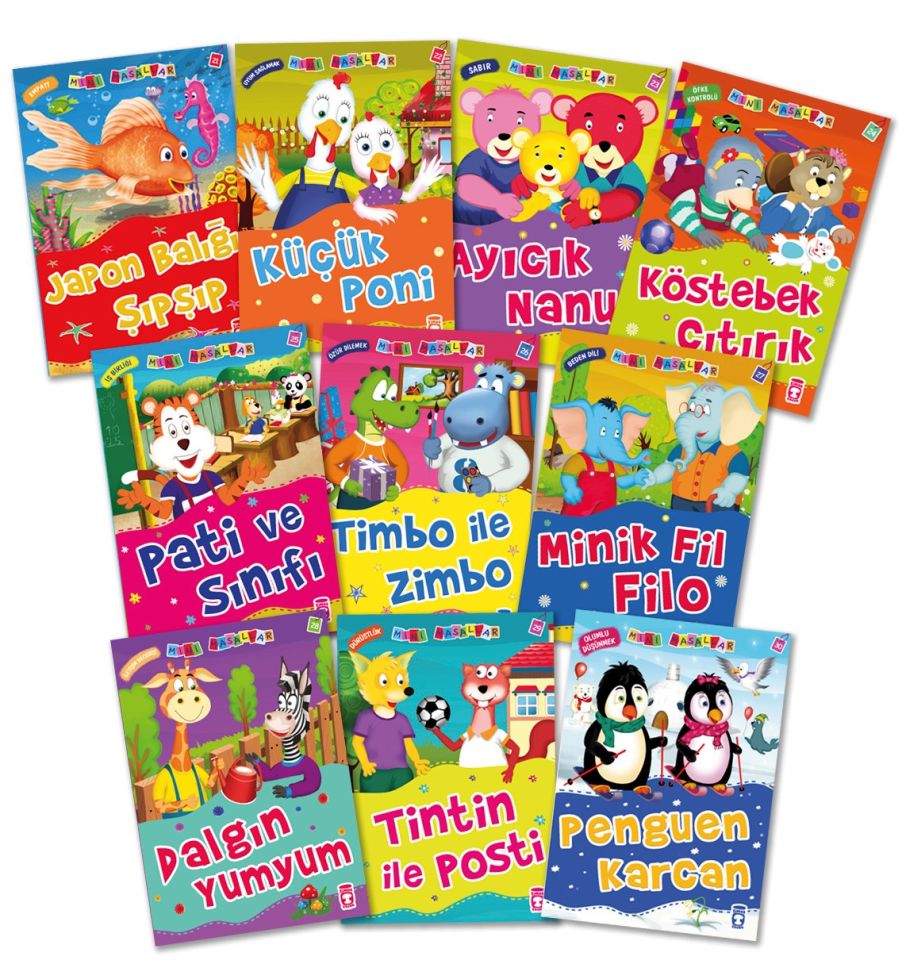 Mini Masallar 3 Set - (10 Kitap)
