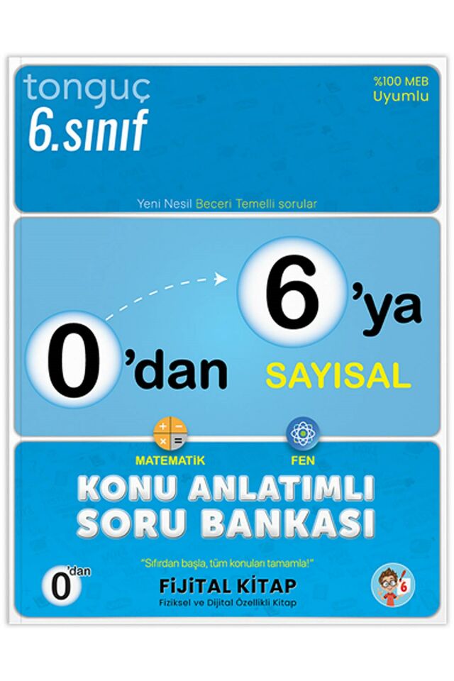 0'dan 6'ya Sayısal Konu Anlatımlı Soru Bankası 6. Sınıf