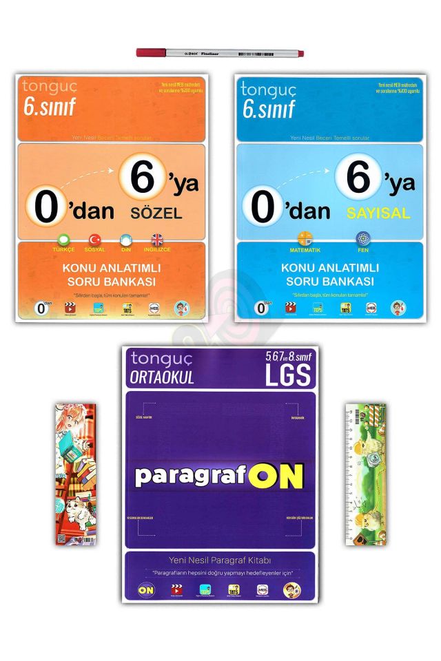 0'dan 6'ya Konu Anlatımlı Soru Bankası Seti ParagrafON