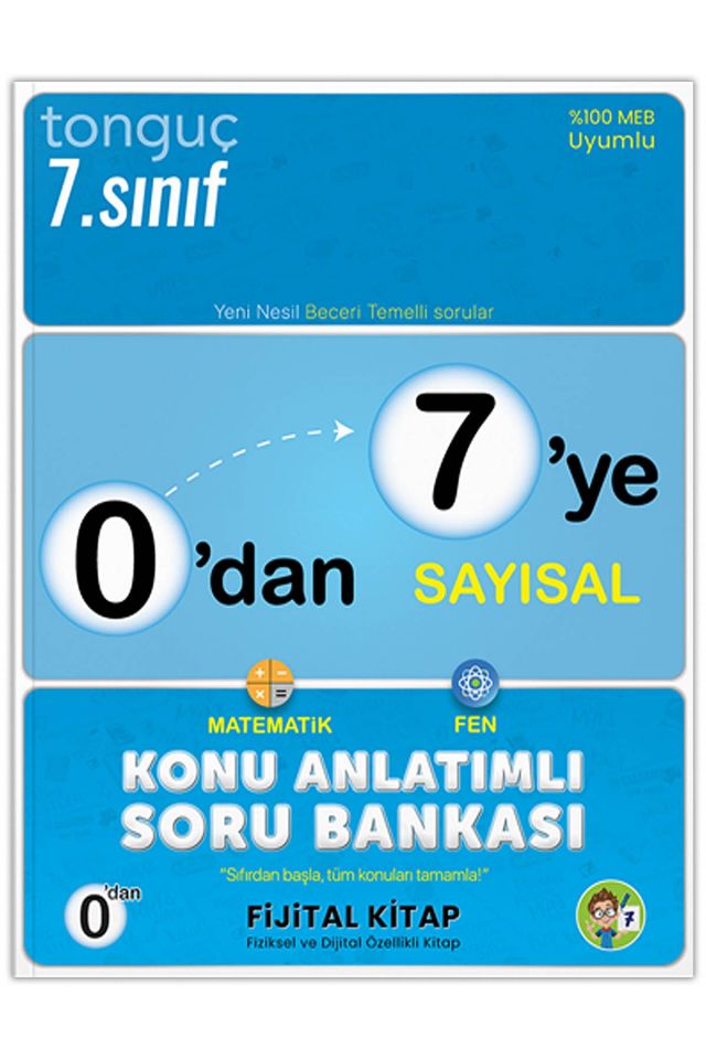 0'dan 7'ye Sayısal Konu Anlatımlı Soru Bankası 7. Sınıf