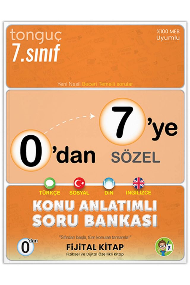 0'dan 7'ye Sözel Konu Anlatımlı Soru Bankası 7. Sınıf