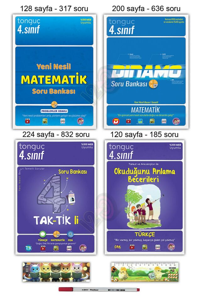 4. Sınıf Yeni Nesil Dinamo Matematik Taktikli Soru Bankası Okuduğunu Anlama Becerileri