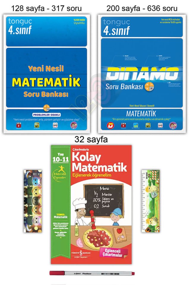 4. Sınıf Yeni Nesil Dinamo Çıkartmalarla Matematik Soru Bankası