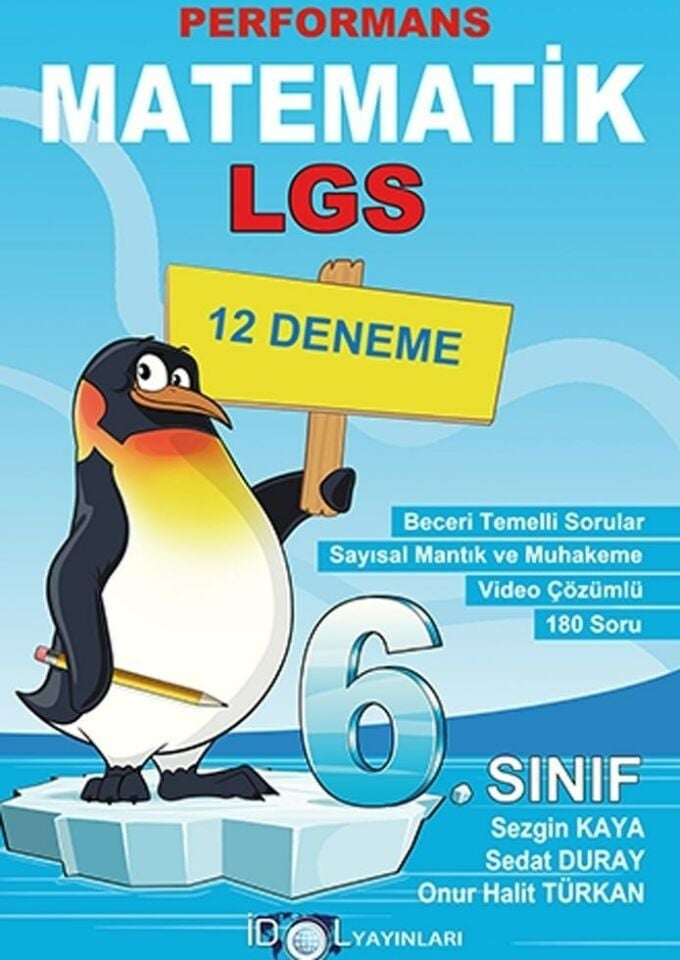 İdol Yayınları 6.Sınıf 12'Li Matematik Deneme
