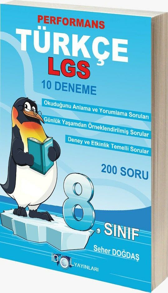 İdol Yayınları 8.Sınıf Türkçe Performans 10'Lu Deneme
