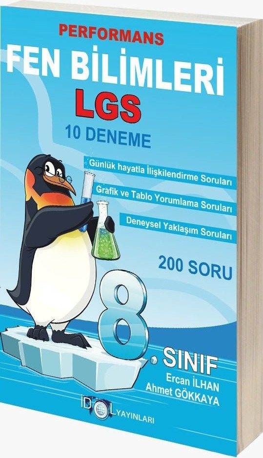 İdol Yayınları 8.Sınıf Fen Bilimleri Performans 10'Lu Deneme