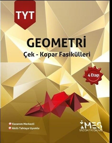 İmes Eğitim Yayınları Tyt Geometri 4 Etap Soru Bankası Çek Kopar Fasikülleri - Levent Tatkan