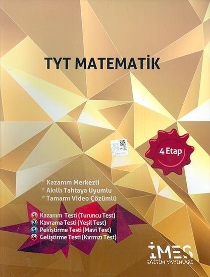 İmes Eğitim Yayınları Tyt Matematik 4 Etap Soru Bankası Çek Kopar Fasikülleri - Levent Tatkan