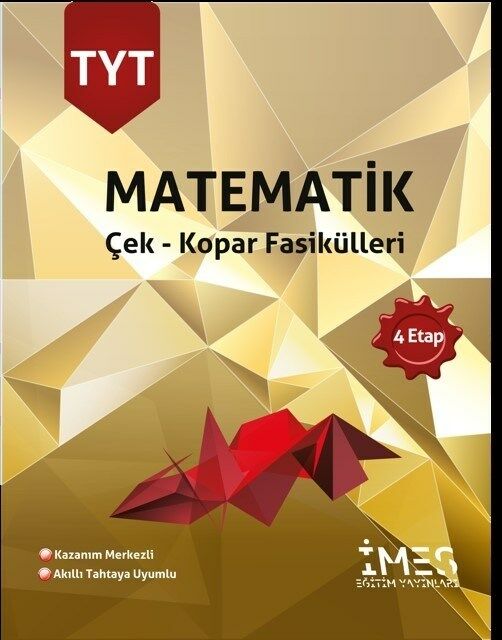 İmes Eğitim Yayınları Tyt Türkçe 4 Etap Soru Bankası Çek Kopar Fasikülleri