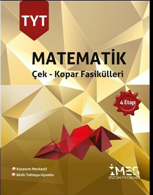 İmes Eğitim Yayınları Tyt Türkçe 4 Etap Soru Bankası Çek Kopar Fasikülleri