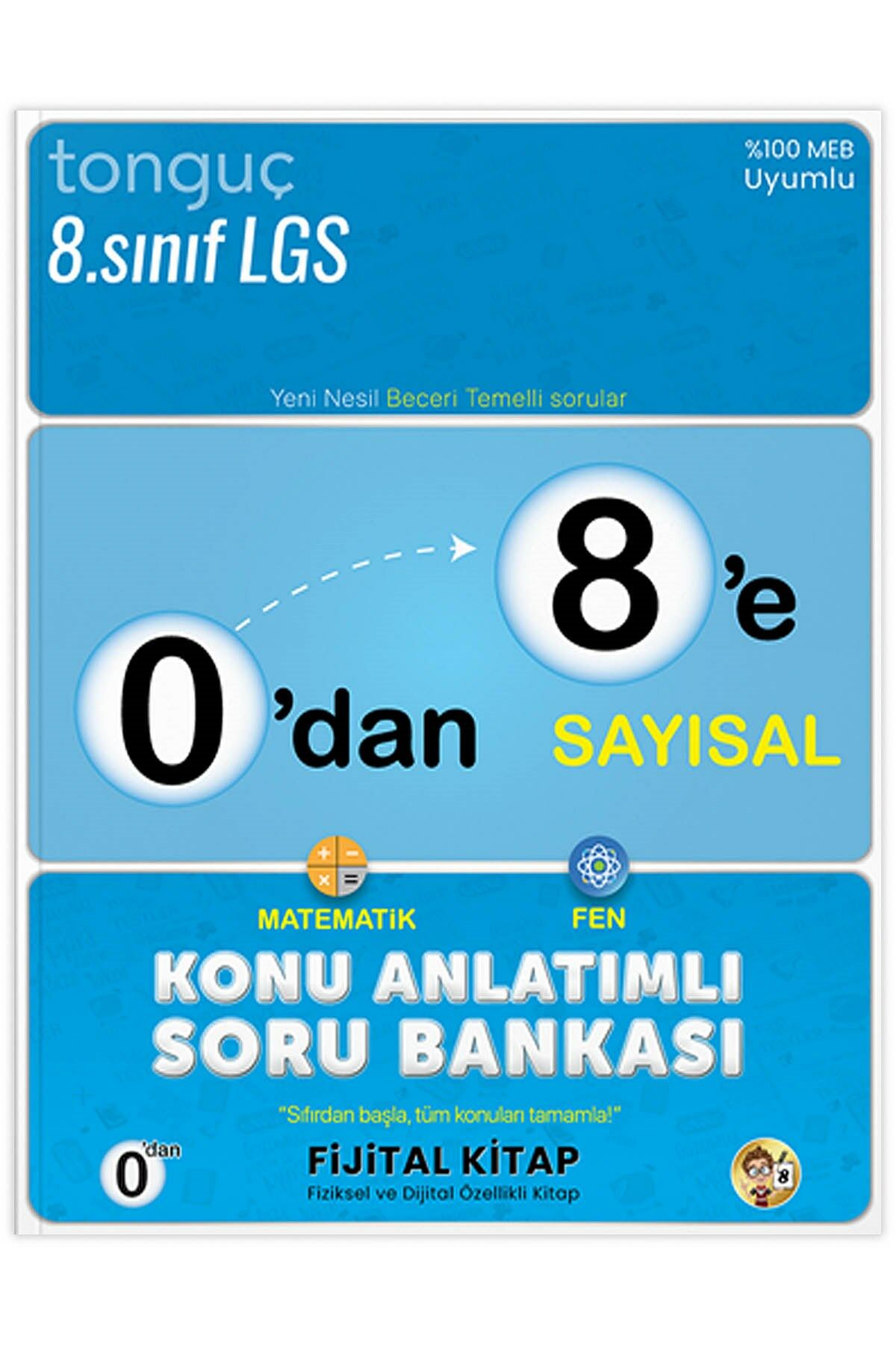 0'dan 8'e Sayısal Konu Anlatımlı Soru Bankası 8. Sınıf