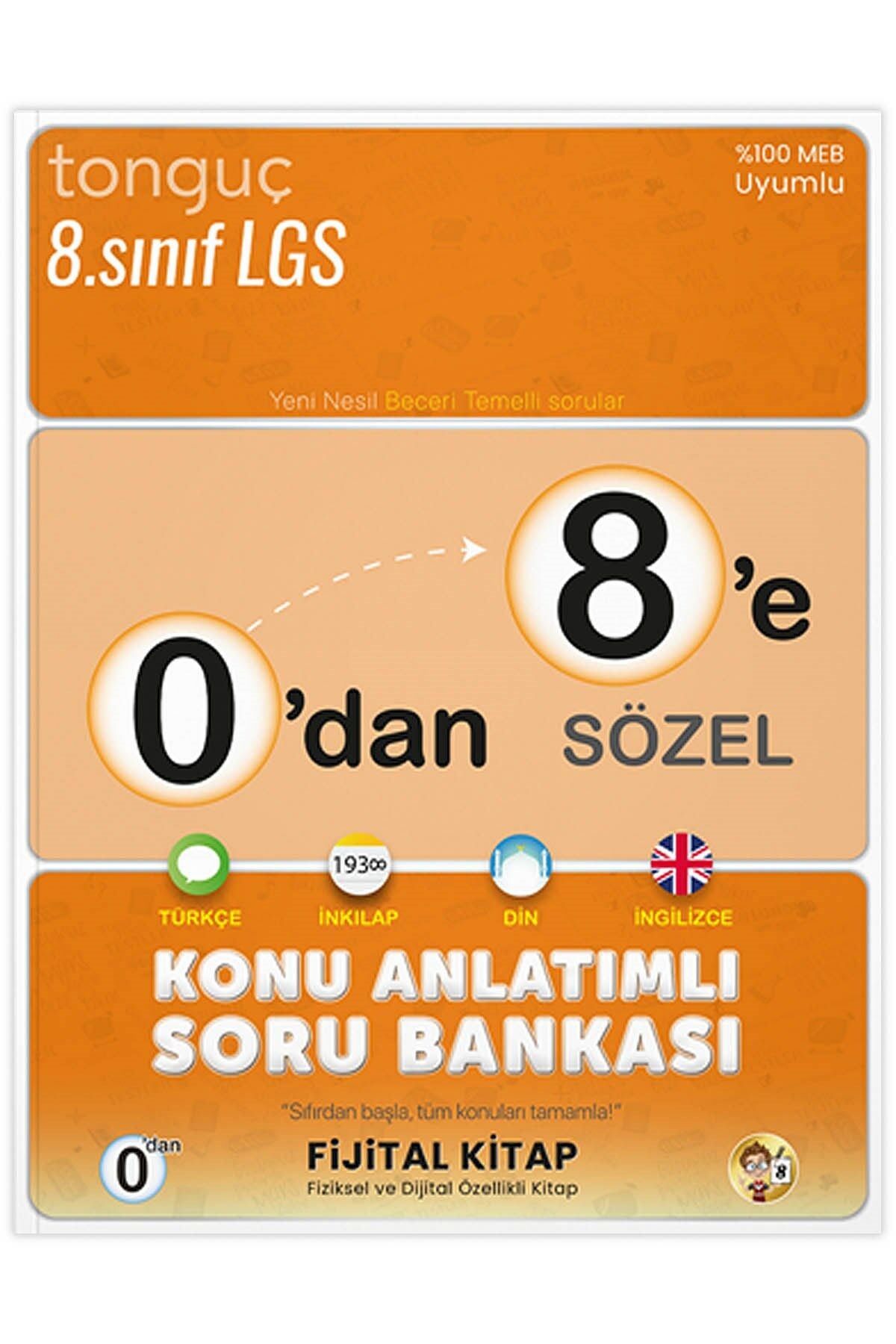 0'dan 8'e Sözel Konu Anlatımlı Soru Bankası 8. Sınıf