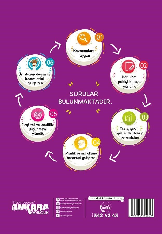 6. Sınıf Fen Bilimleri Güçlendiren Soru Bankası Yaprak Test