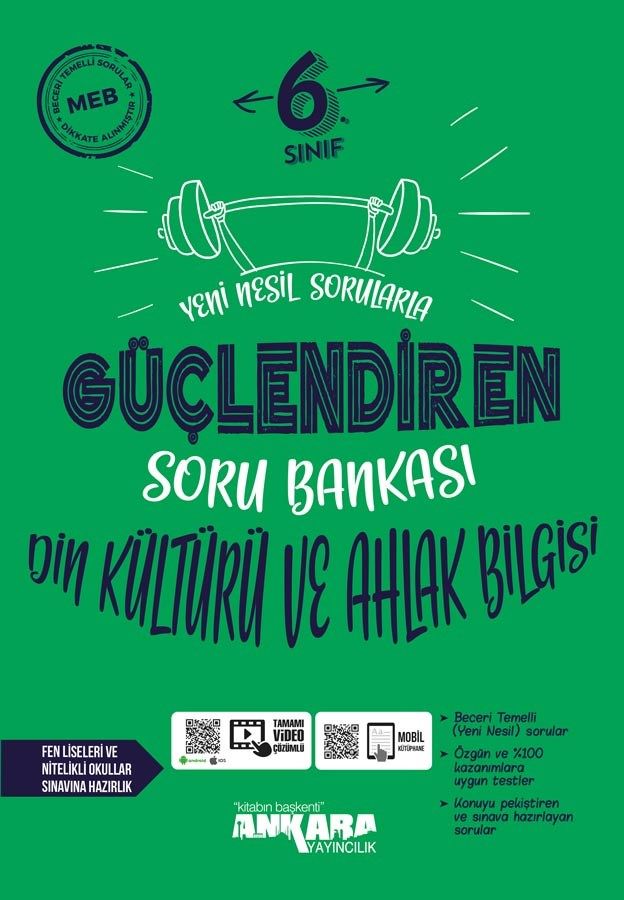 6. Sınıf Din Kültürü ve Ahlak Bilgisi Güçlendiren Soru Bankası