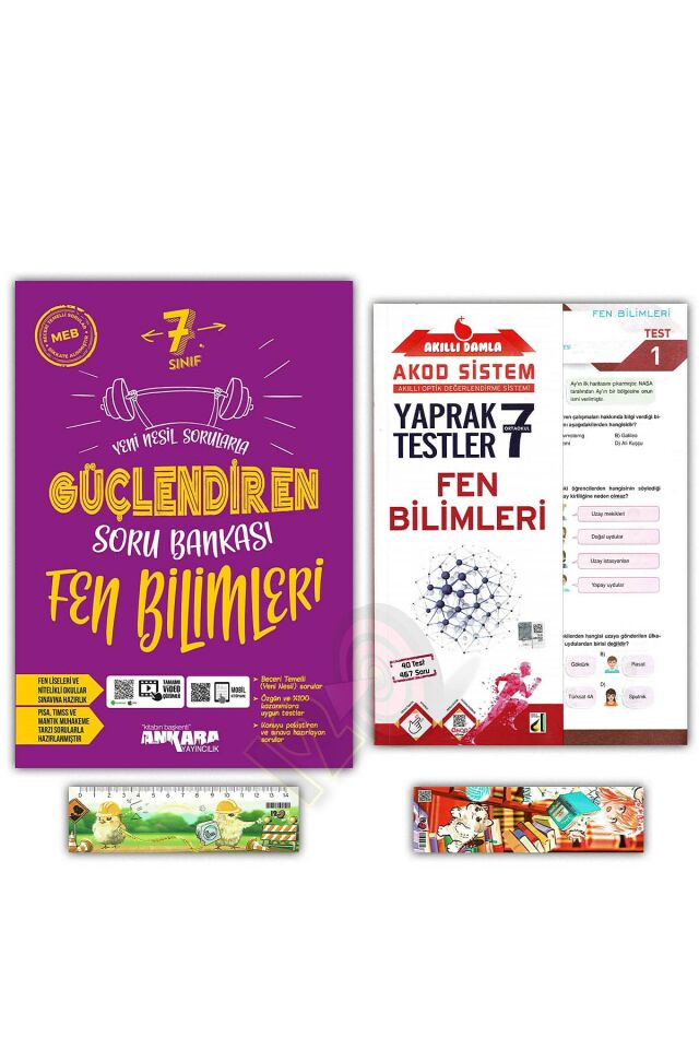 7. Sınıf Fen Bilimleri Güçlendiren Soru Bankası Yaprak Test