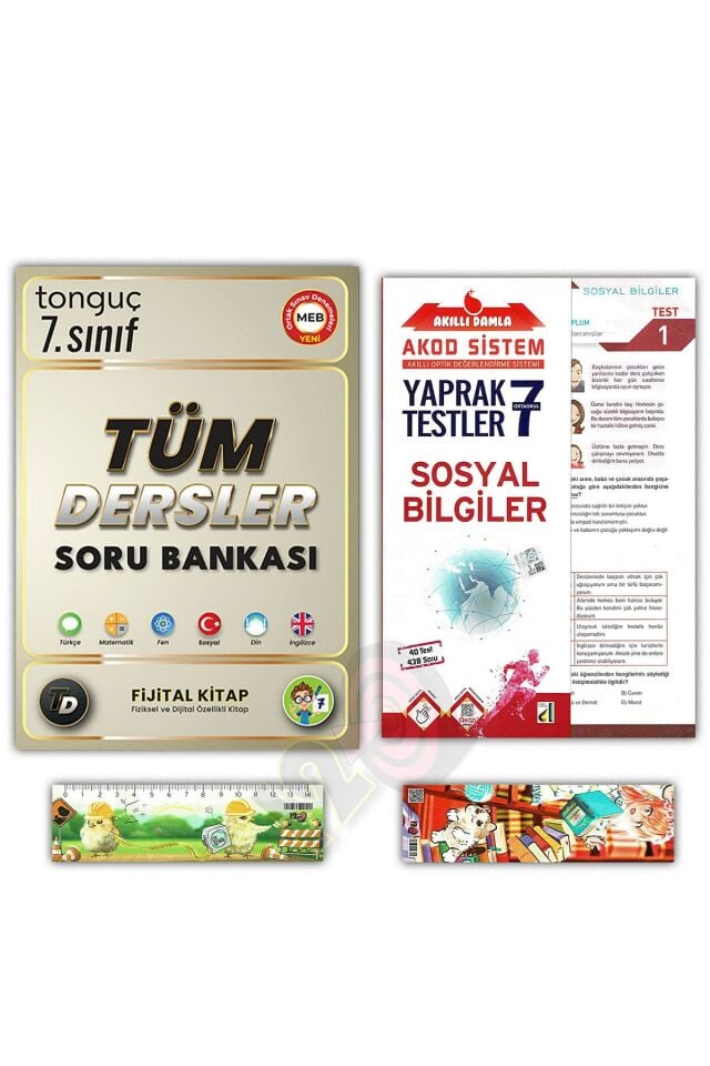 7. Sınıf Fijital Tüm Dersler Soru Bankası Sosyal Yaprak Test