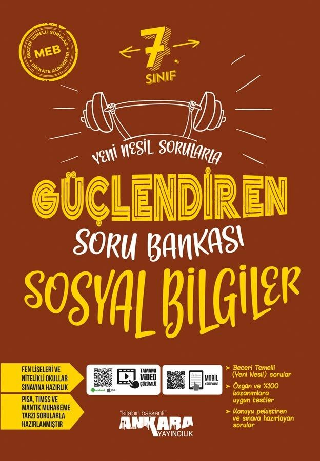 7. Sınıf Sosyal Bilgiler Güçlendiren Soru Bankası