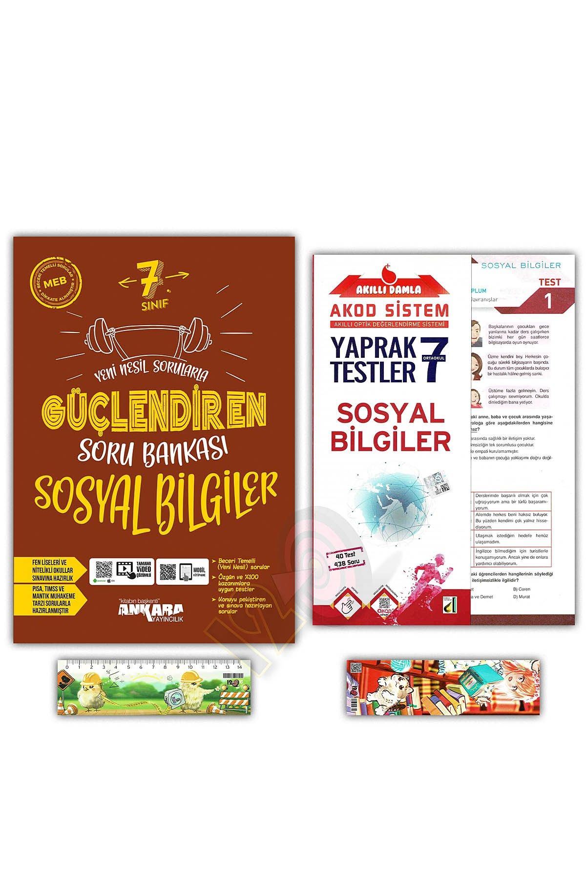 7. Sınıf Sosyal Bilgiler Güçlendiren Soru Bankası Yaprak Test