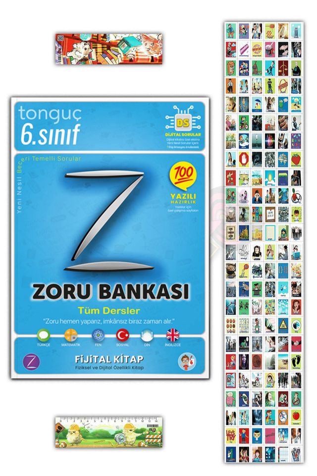 6. Sınıf Zoru Bankası Tüm Dersler - İngilizce Kelime Kartları