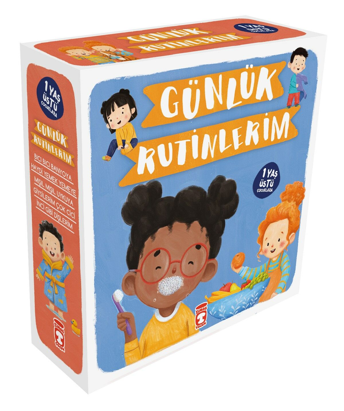Günlük Rutinlerim Set (5 Kitap) (1yaş ve üzeri)