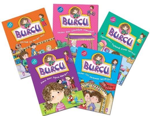 Burcu Hikayelerle Davranış Eğitimi Seti - (5 Kitap)