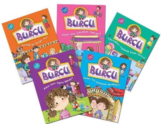 Burcu Hikayelerle Davranış Eğitimi Seti - (5 Kitap)